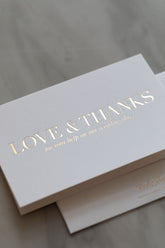 Wedding Vendor Thank You Card - White - Ooh Aah Invitations