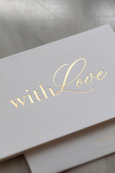 With love - Wedding Thank you card - Ooh Aah Invitations