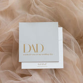 Dad, A note for you on my wedding day - Ooh Aah Invitations