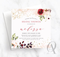 SPRING FLORAL BRIDAL SHOWER - Ooh Aah Invitations