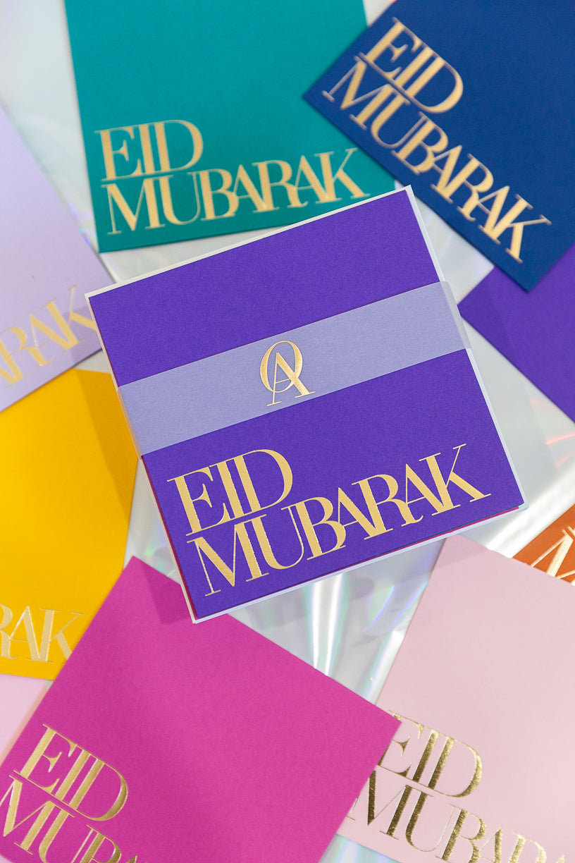 EID MUBARAK CARDS - 8 NEW COLOURS PACK - Ooh Aah Invitations