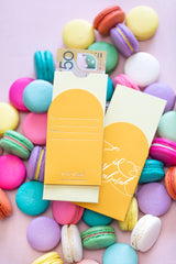 2 PIECE EID MONEY ENVELOPE - SORBET YELLOW - Ooh Aah Invitations