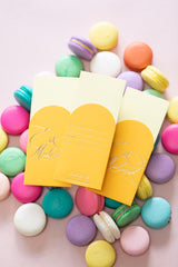 2 PIECE EID MONEY ENVELOPE - SORBET YELLOW - Ooh Aah Invitations