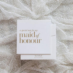 Maid of Honour - Thank you card