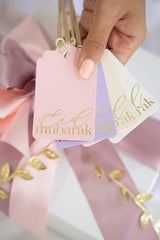 EID MUBARAK GIFT TAGS - 6 PASTEL COLOURS - Ooh Aah Invitations