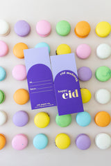 Happy eid money envelope - purple & lilac