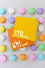 Eid money envelopes peace blessings happiness (bright) - 8 Pack