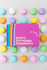 Eid money envelopes peace blessings happiness (bright) - 8 Pack