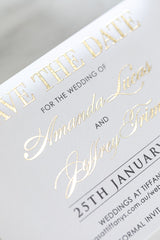 Modern and Elegant Save the Date Card