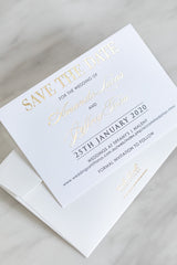 Modern and Elegant Save the Date Card