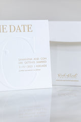 EMBOSS - SAVE THE DATE - Ooh Aah Invitations