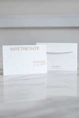 EMBOSS - SAVE THE DATE - Ooh Aah Invitations