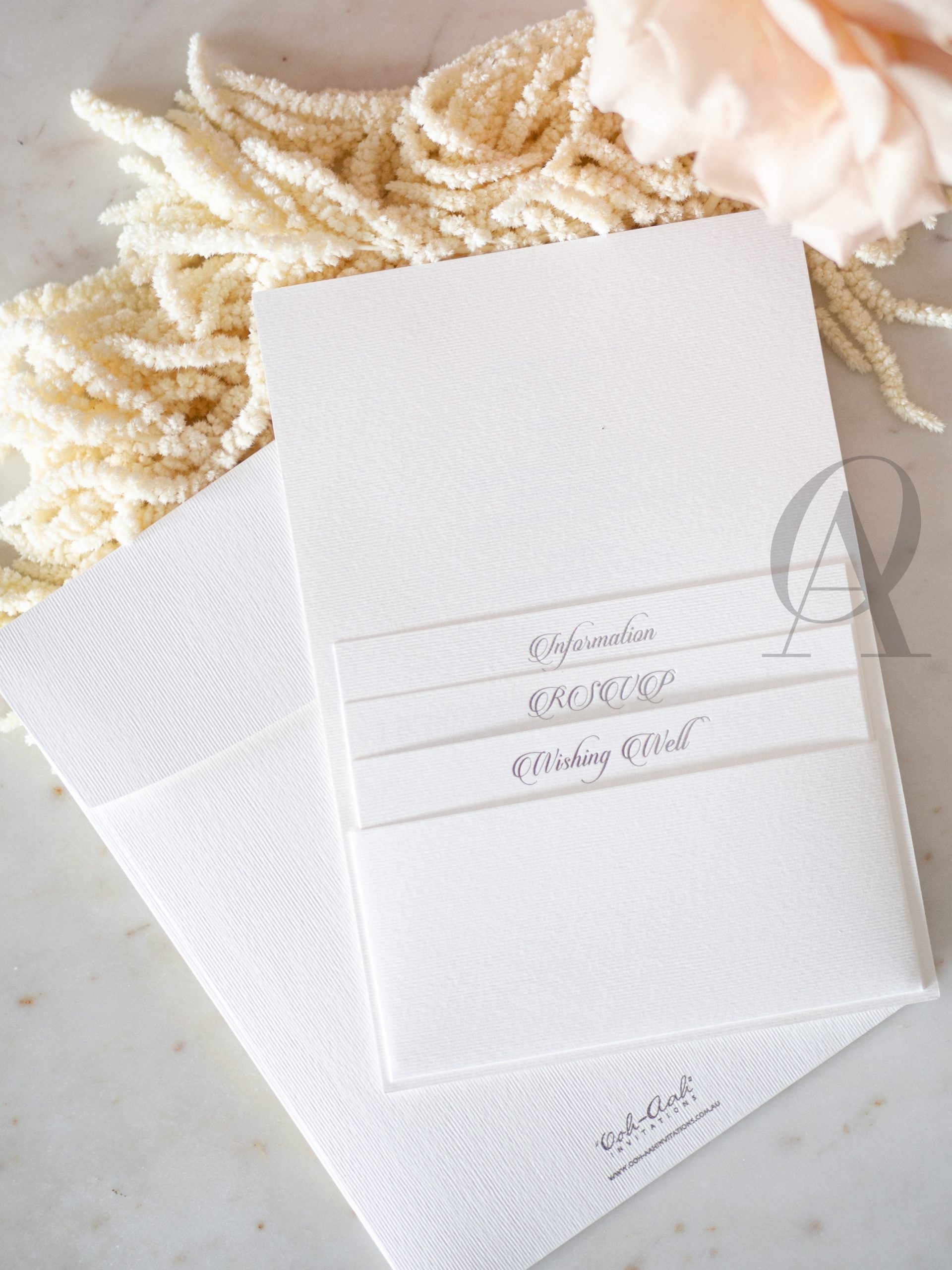 Wedding Invitation Pocket for insert cards