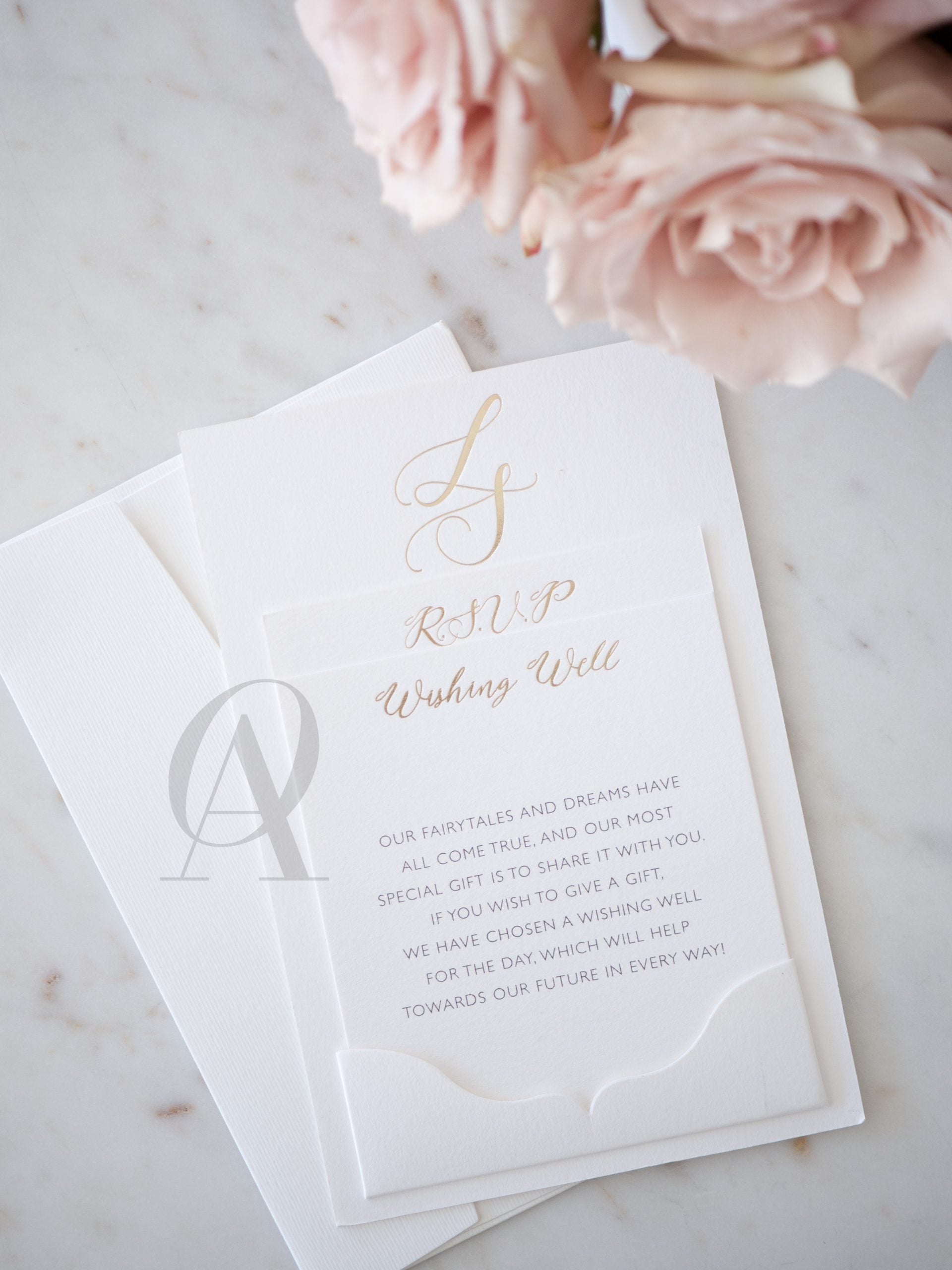 Wedding Invitation Pocket holder for RSVP card