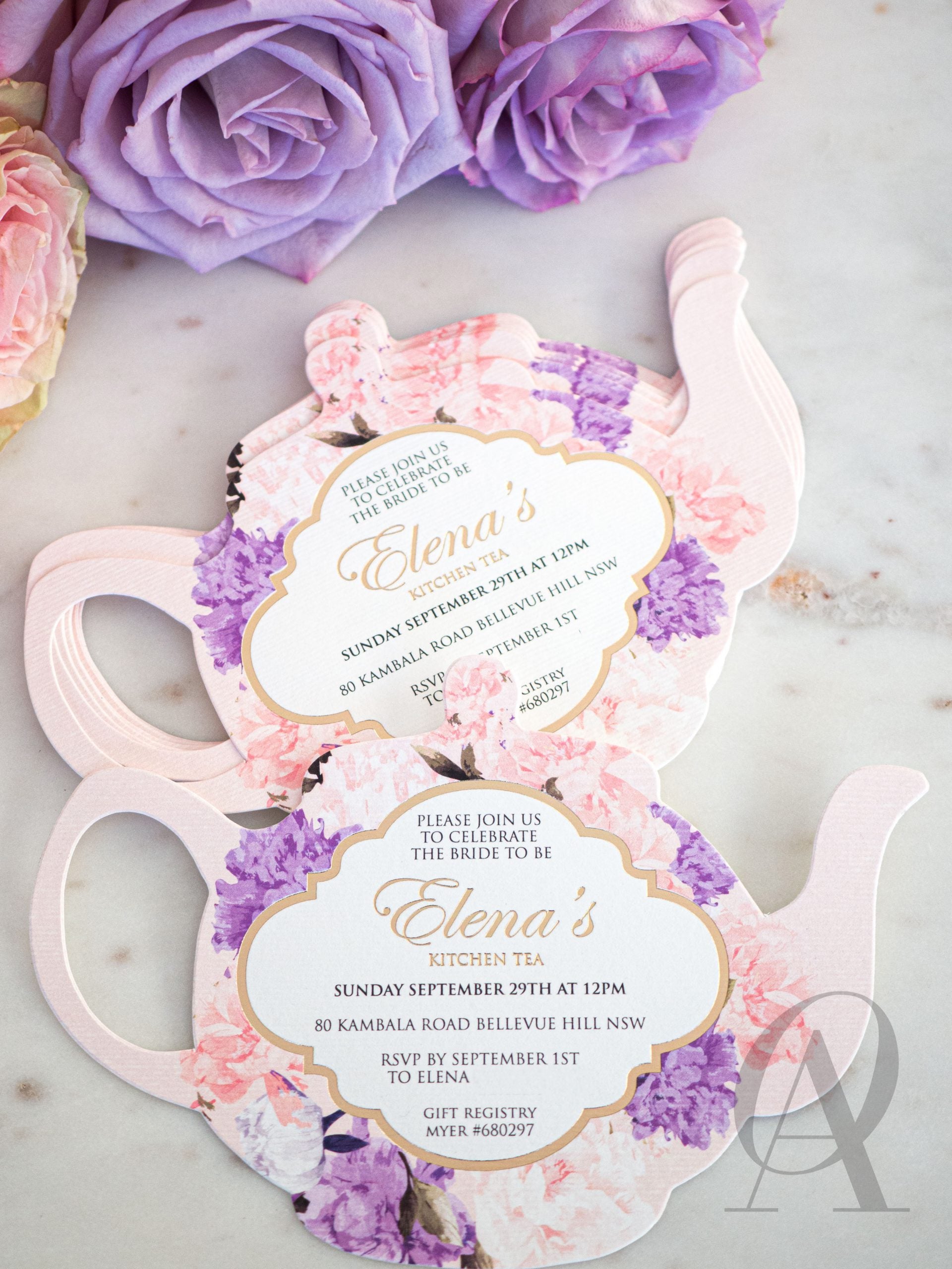 TEAPOT BRIDAL SHOWER - Ooh Aah Invitations