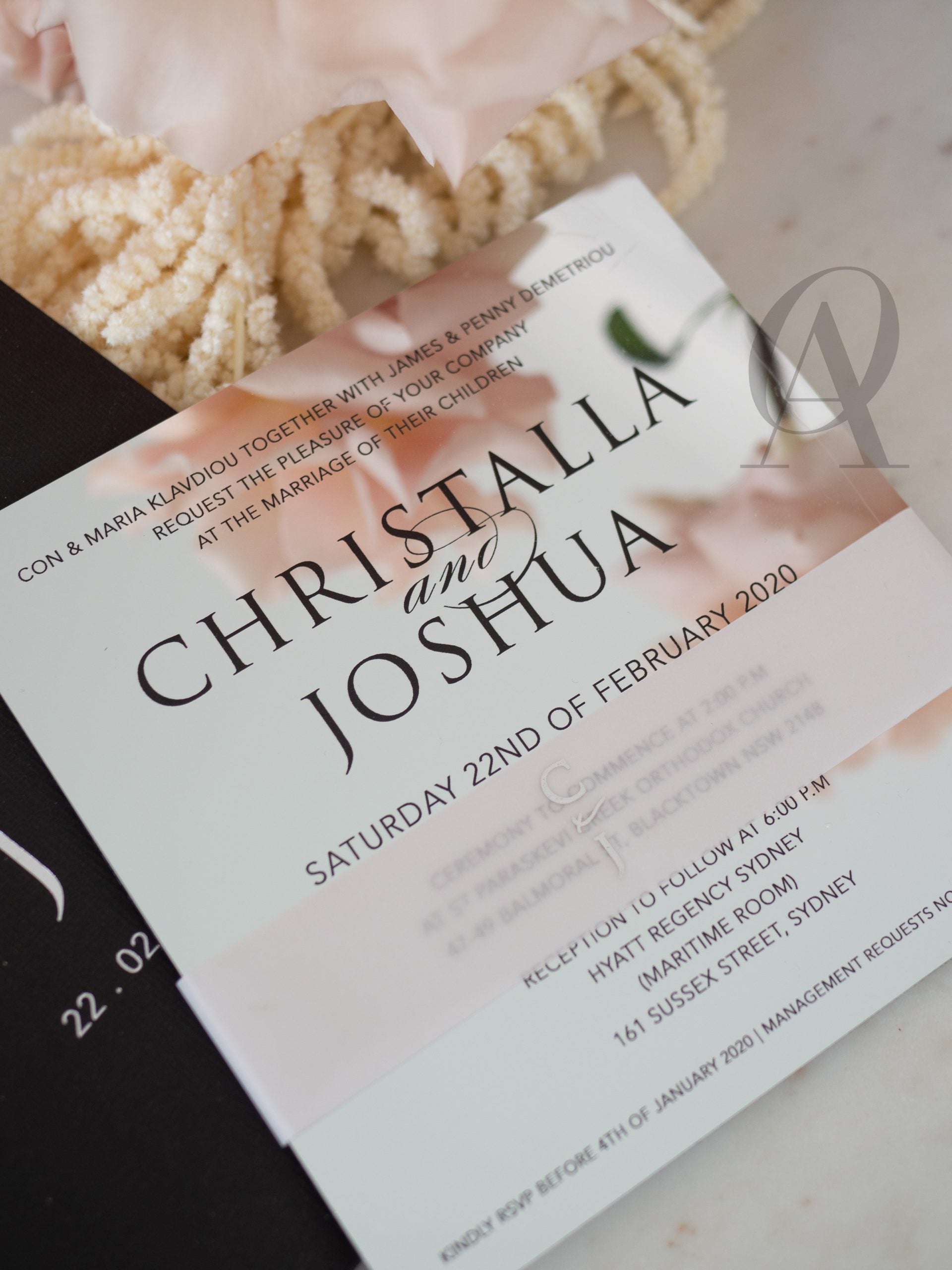 CHRISTALLA & JOSHUA - Ooh Aah Invitations