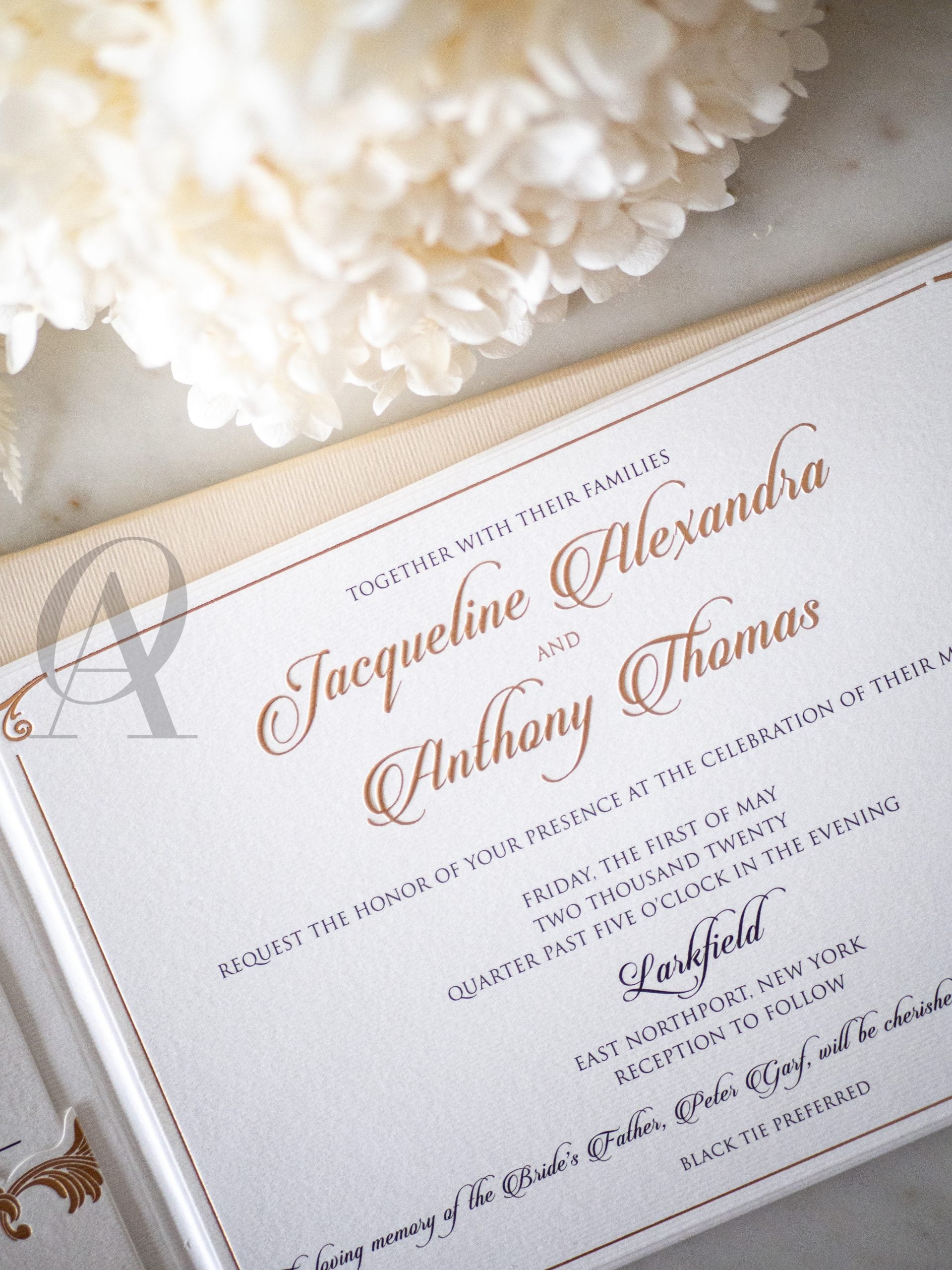 JACQUELINE & ANTHONY - Ooh Aah Invitations